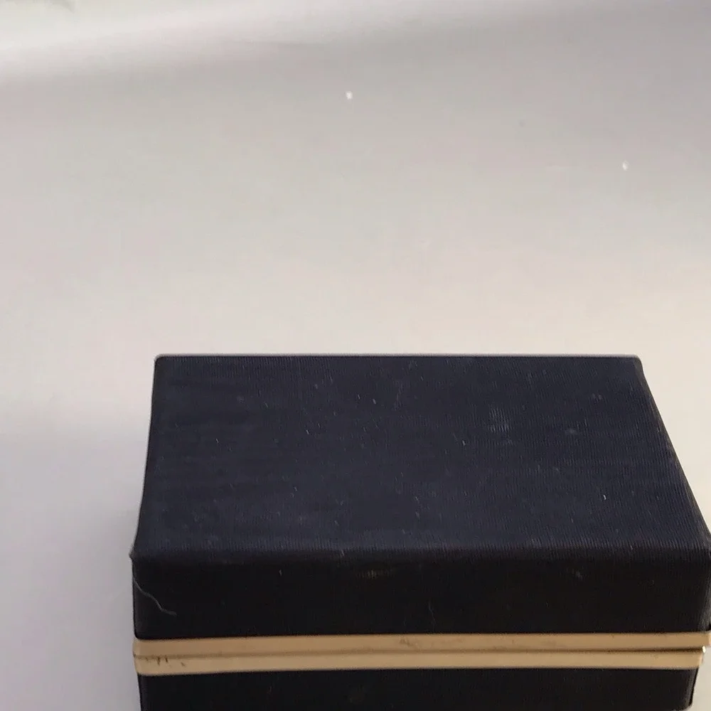 VTG Attaché‎ Cuff Links And Tie Clip Silver Tone In Box
